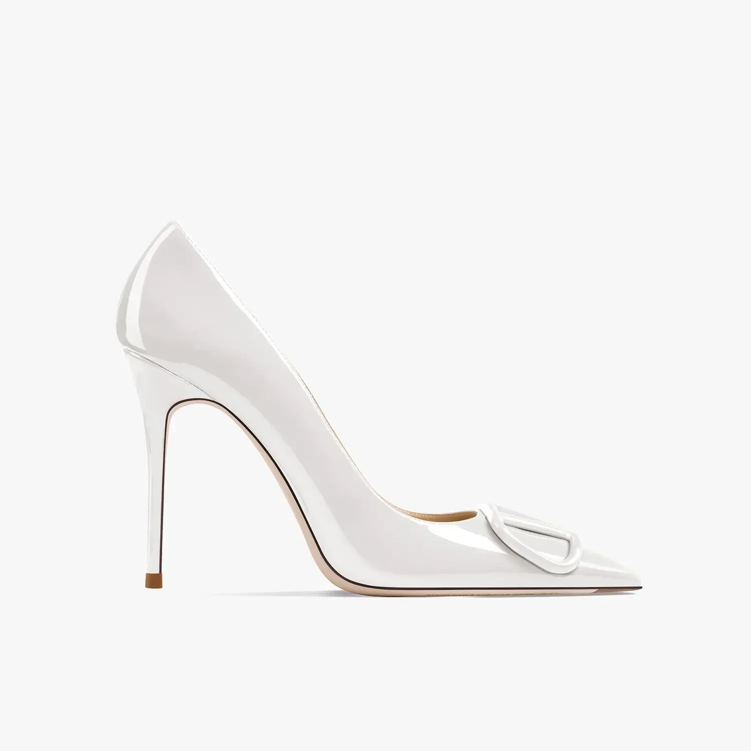 Adora Pure White Heels