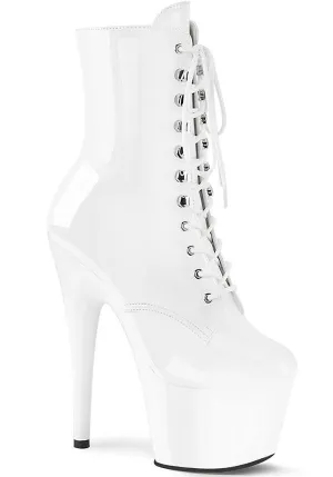 ADORE-1020 [White Patent] | PLATFORM BOOTS [PREORDER]