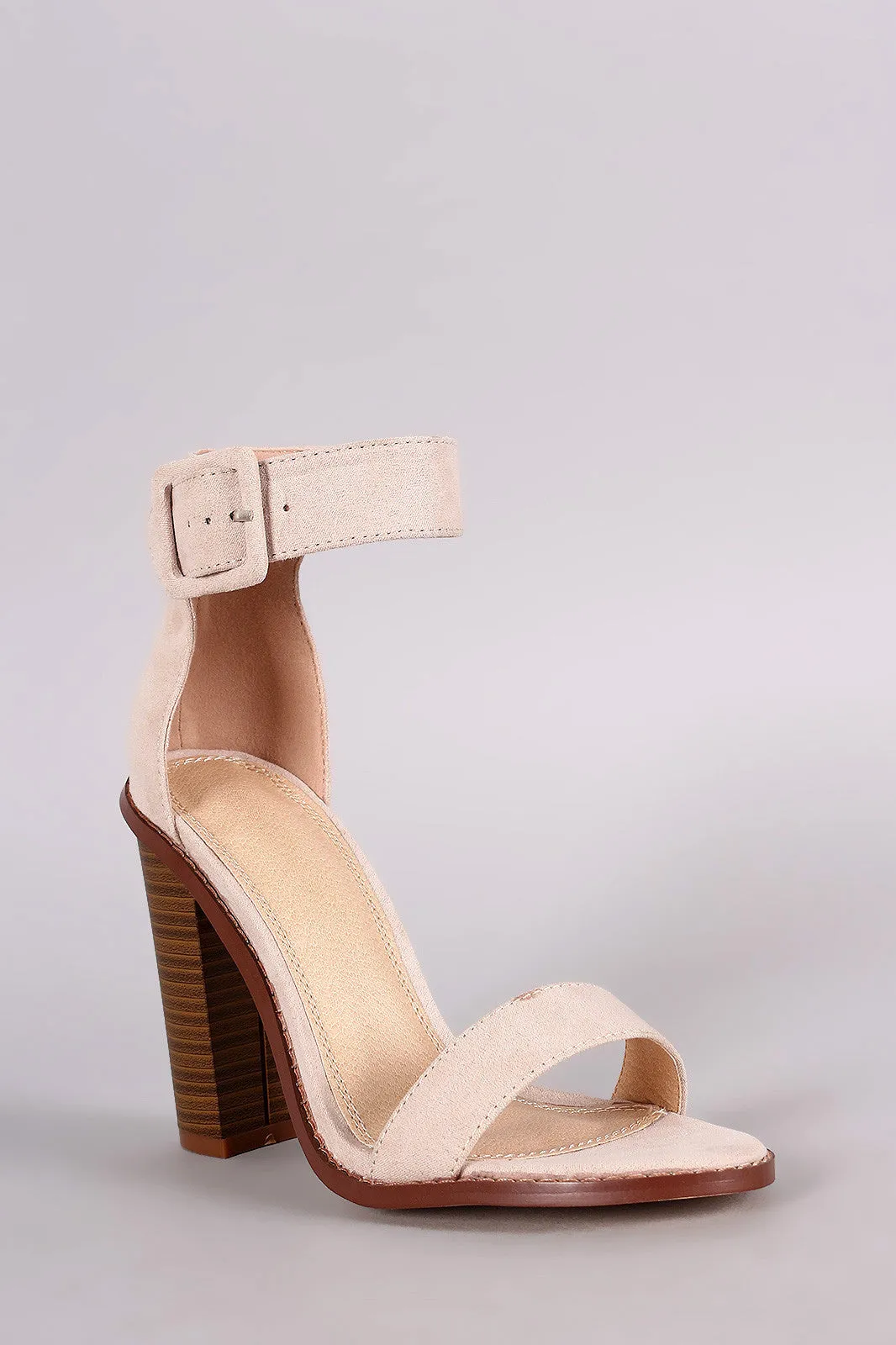 Bella - Ankle Strap Chunky Heel