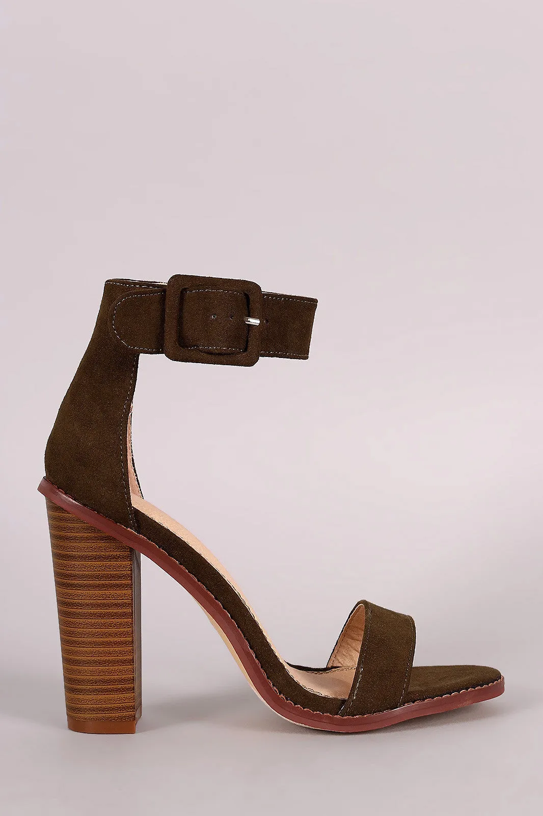 Bella - Ankle Strap Chunky Heel