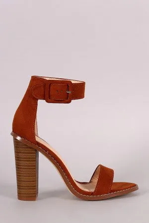 Bella - Ankle Strap Chunky Heel