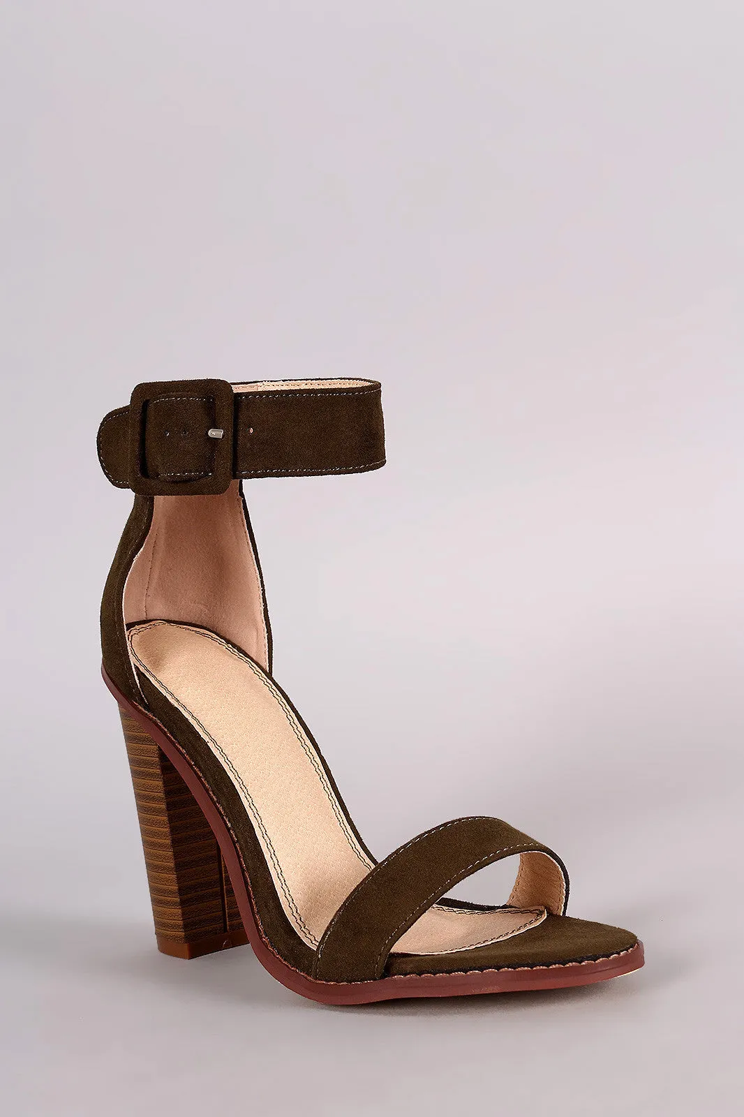 Bella - Ankle Strap Chunky Heel