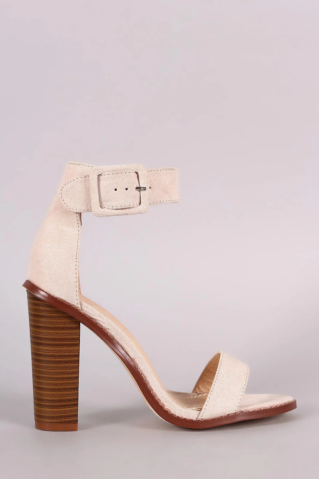 Bella - Ankle Strap Chunky Heel