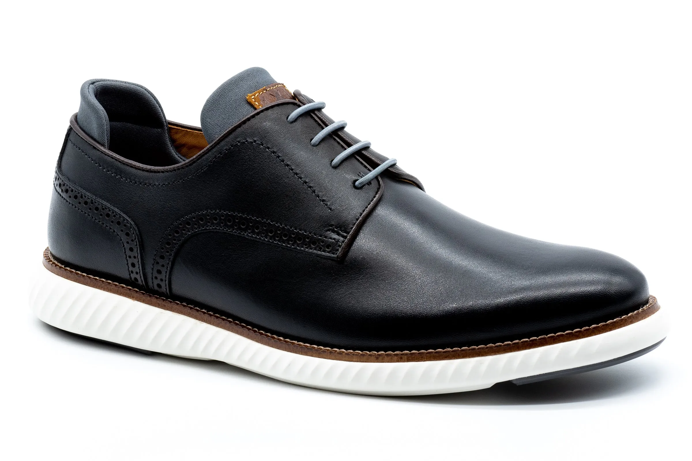 Countryaire Saddle Leather Plain Toe - Black