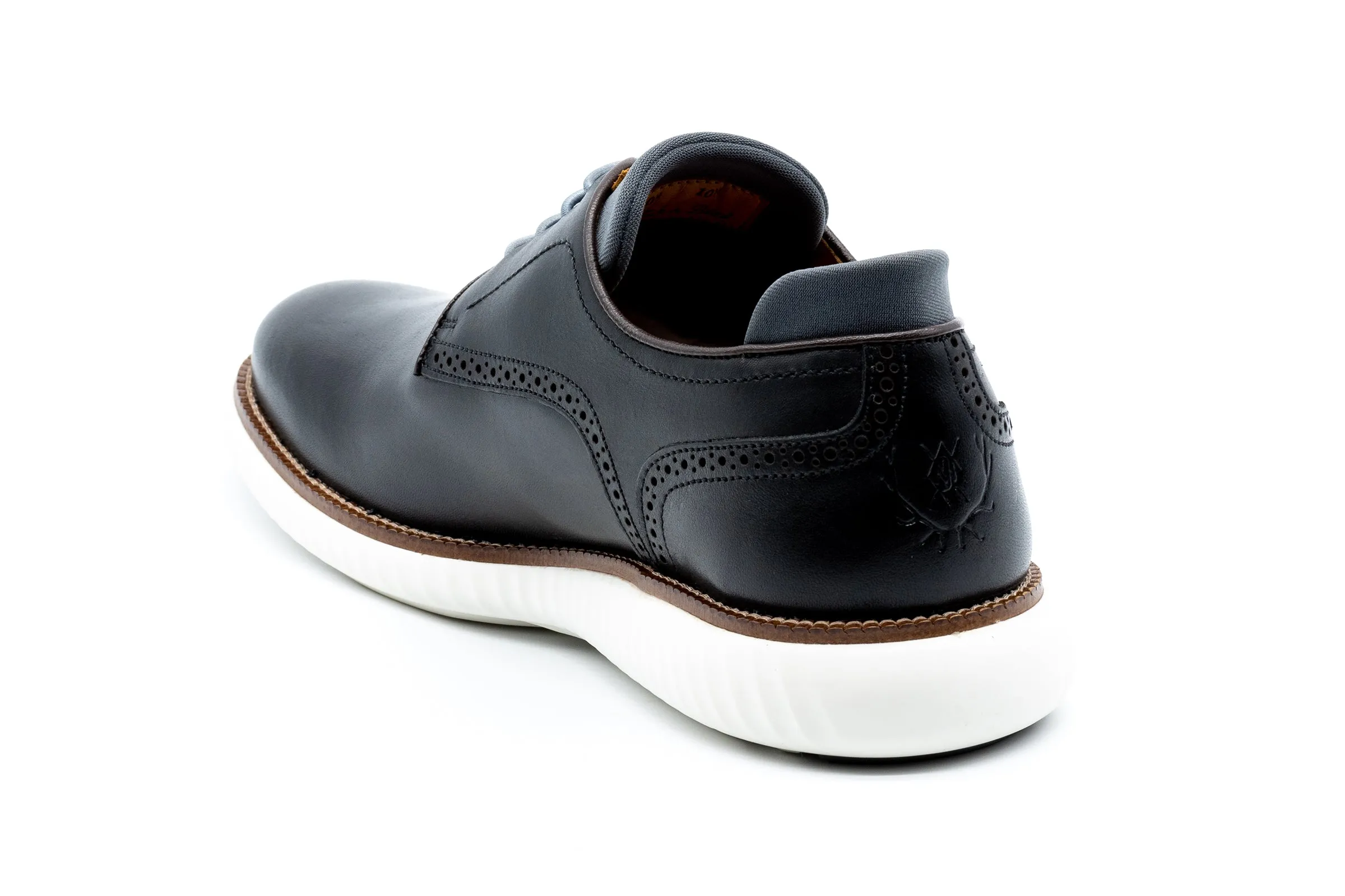 Countryaire Saddle Leather Plain Toe - Black