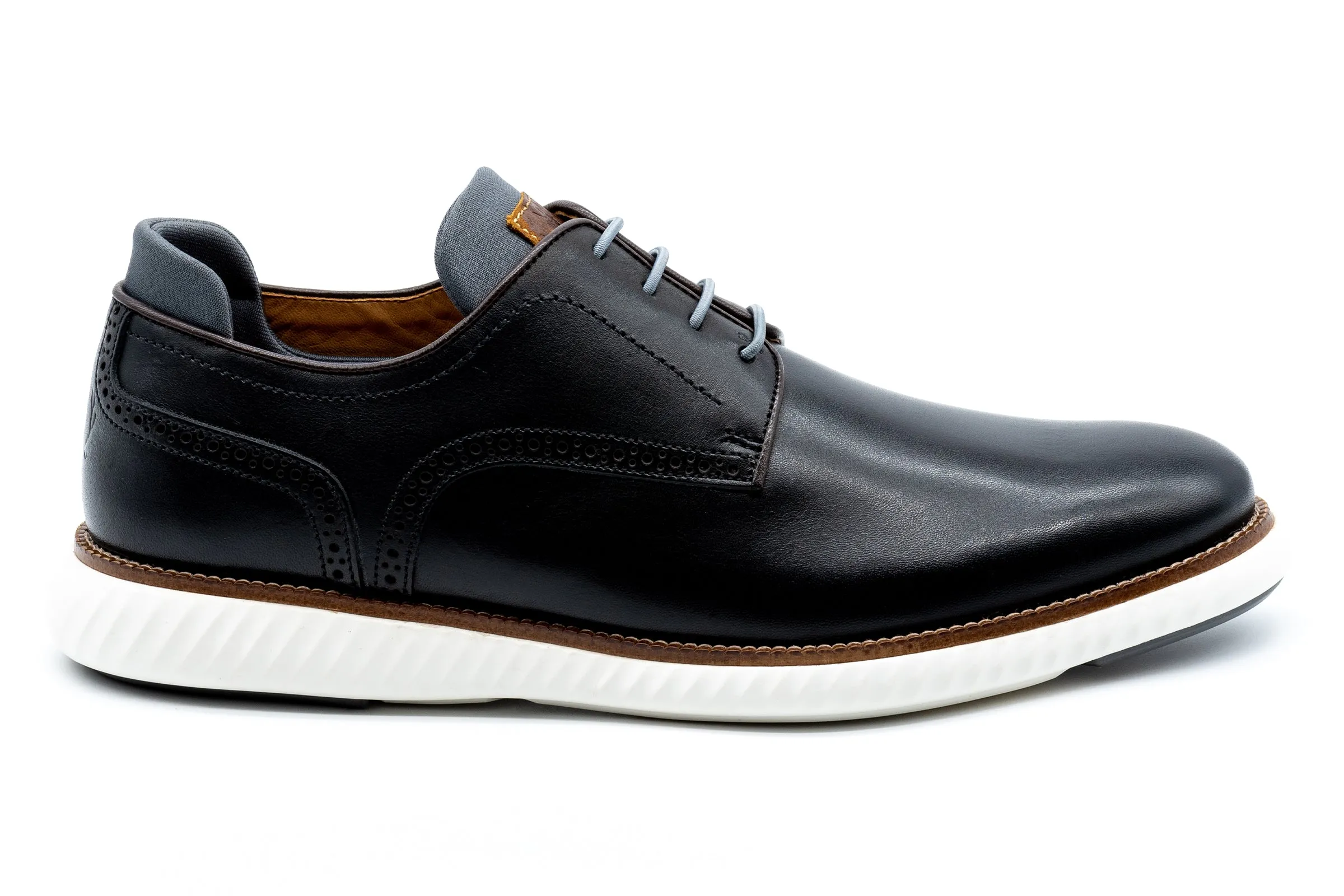 Countryaire Saddle Leather Plain Toe - Black