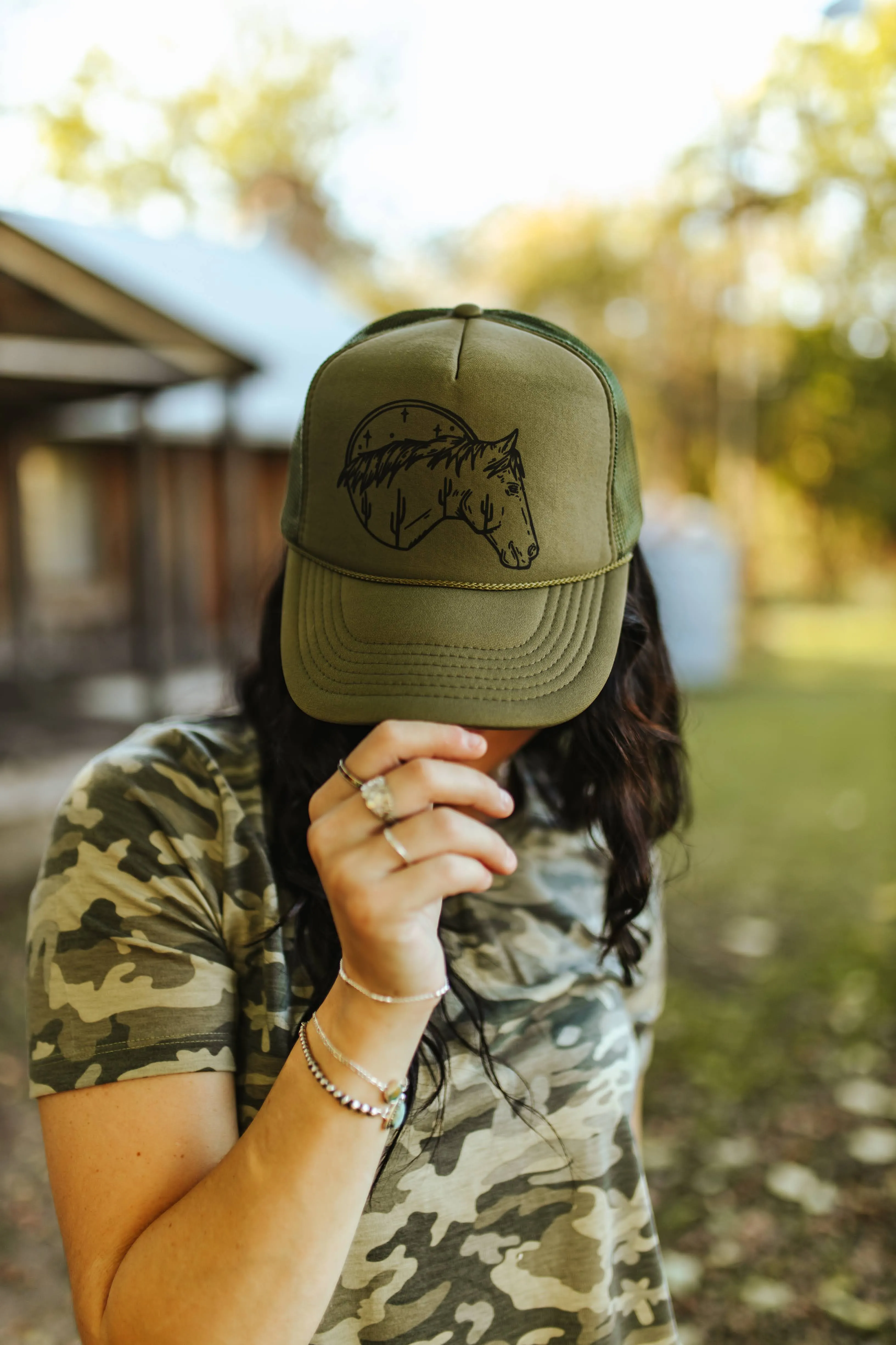 Desert Horse Trucker Hat