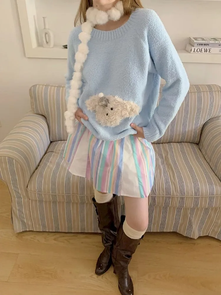 Dog Sea Salt Cheese Plush Sweater【s0000009888】