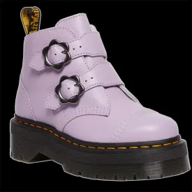 Dr Martens - Lilac Devon Flower Buckle Boot