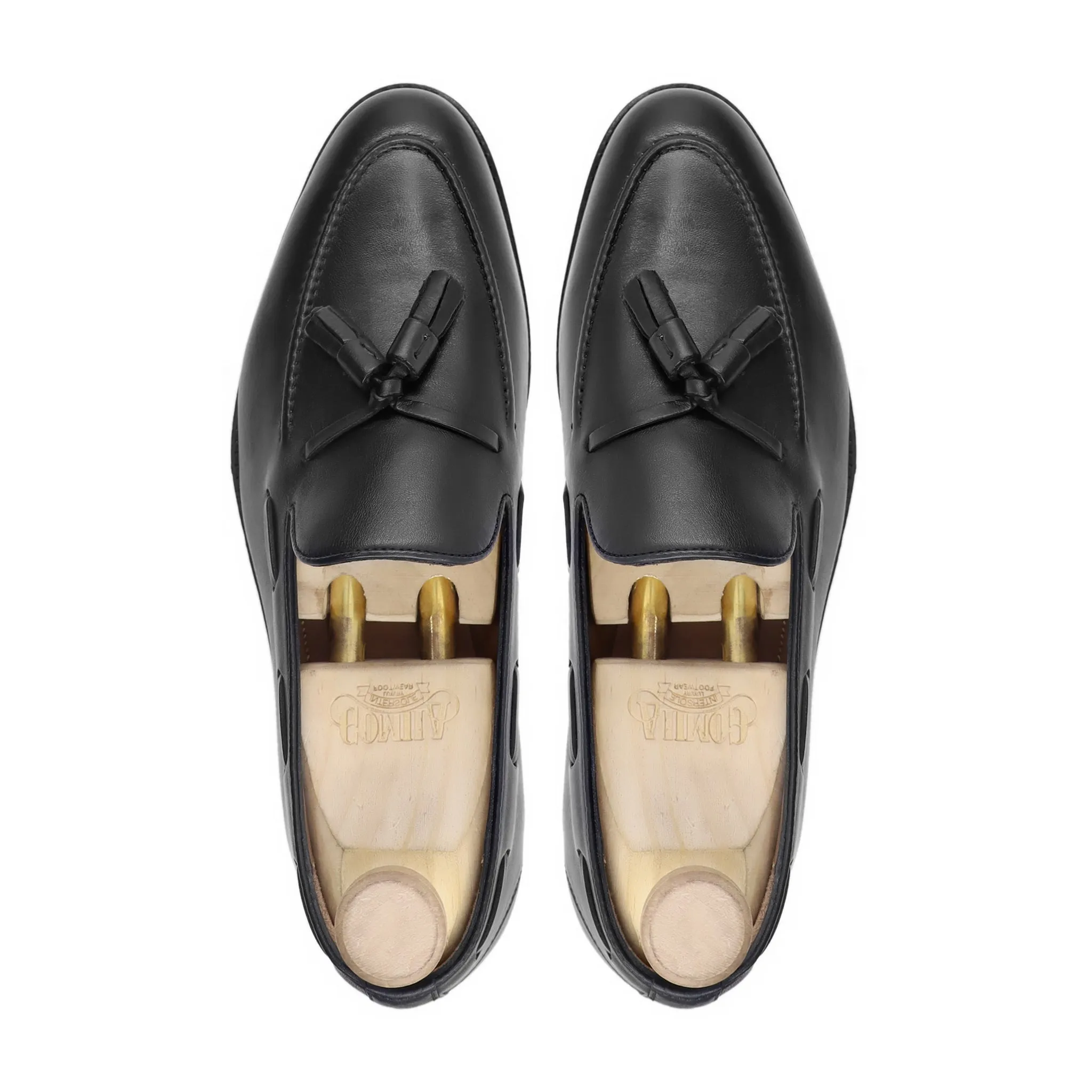 Dubfok - Men's Black Calf Leather Loafer