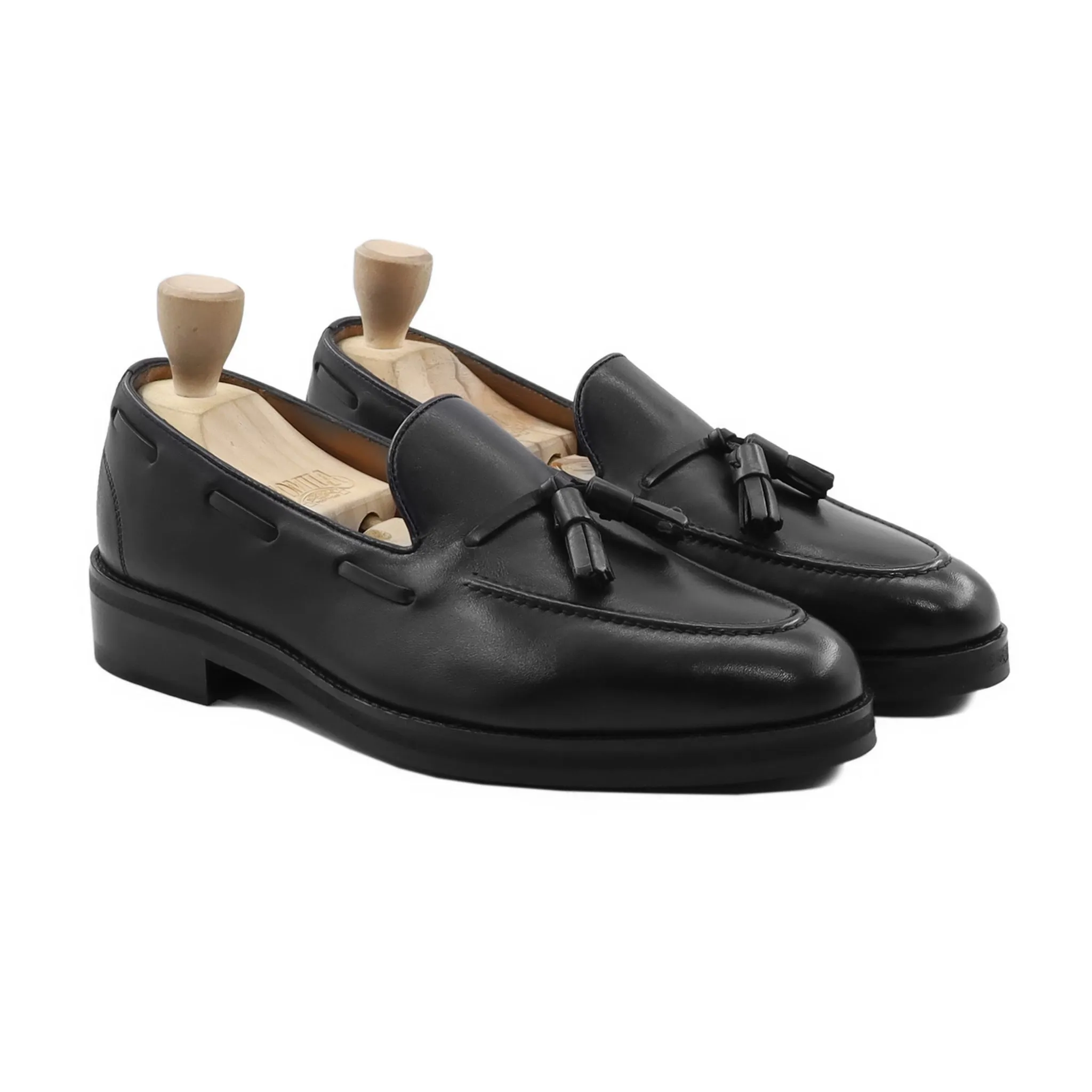 Dubfok - Men's Black Calf Leather Loafer