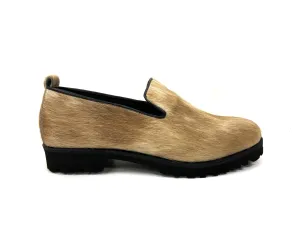 Ella Tan Haircalf Loafers