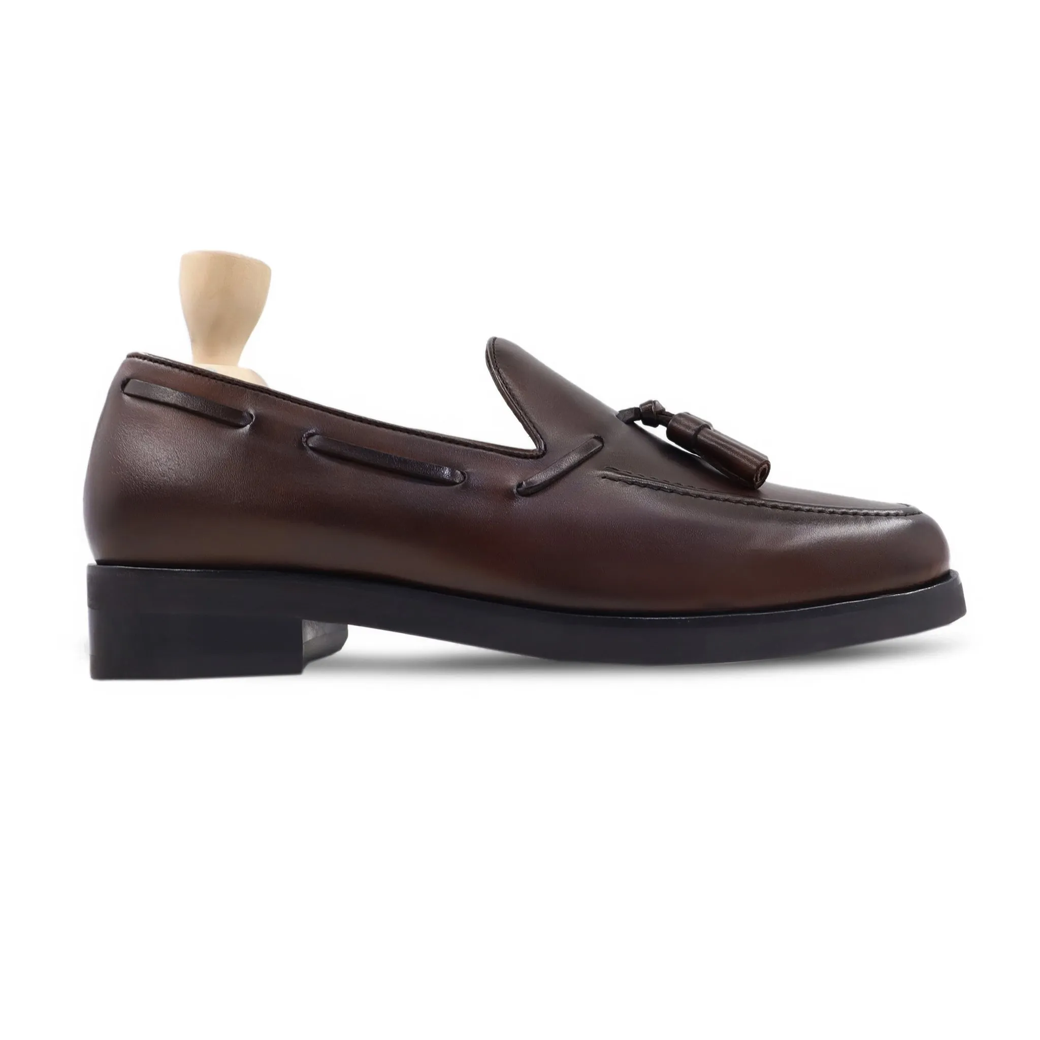 Erryn - Men's Dark Brown Calf Leather Loafer