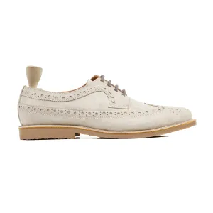 John - Beige Men's Kid Suede Derby