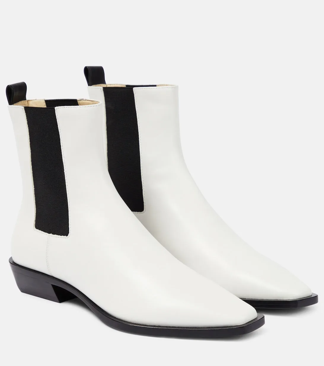 Lennon Simkhai leather Chelsea boots, white