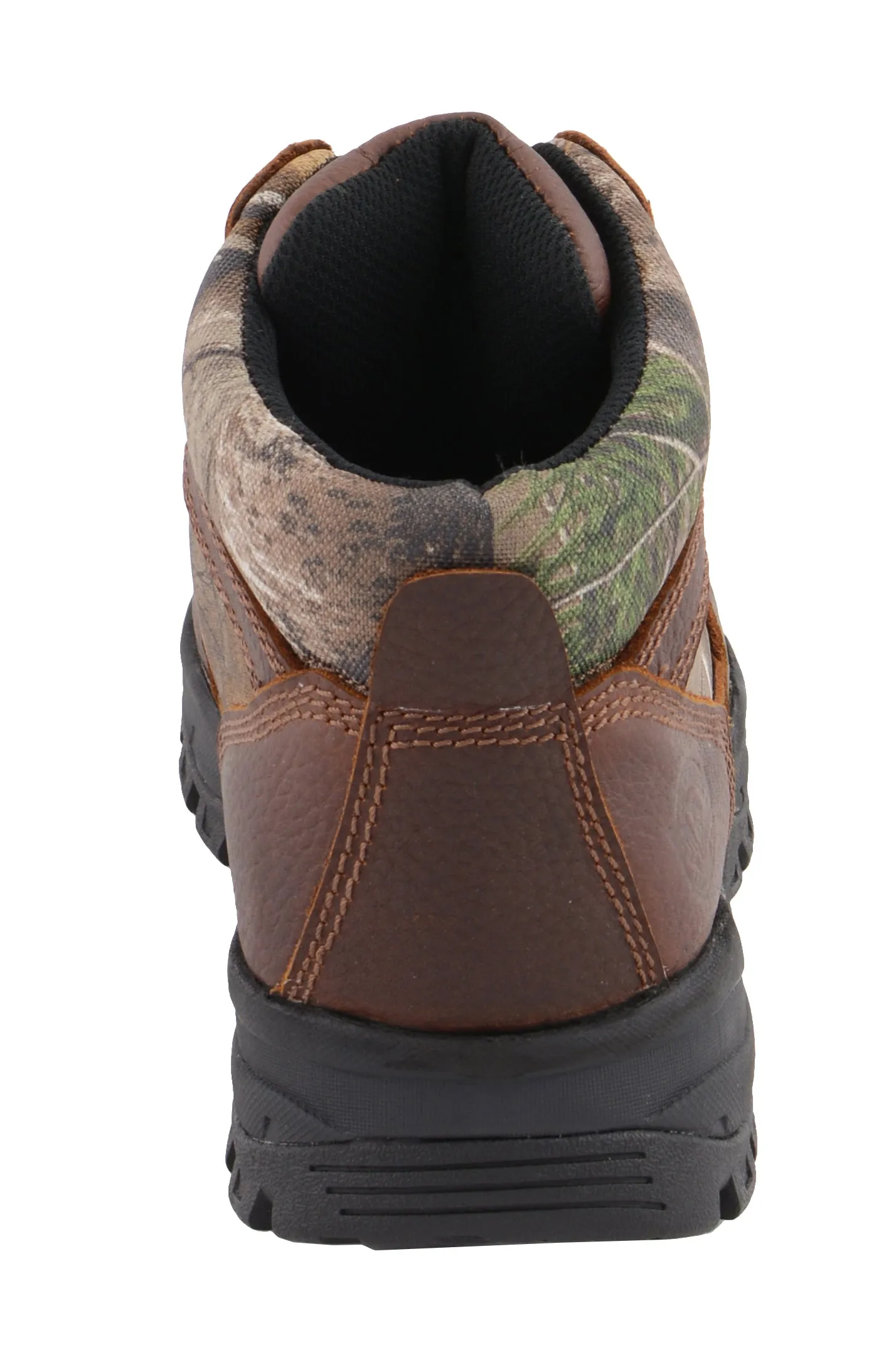 Men's Waterproof Brown Work Boot w/ Mossy Oak® Print