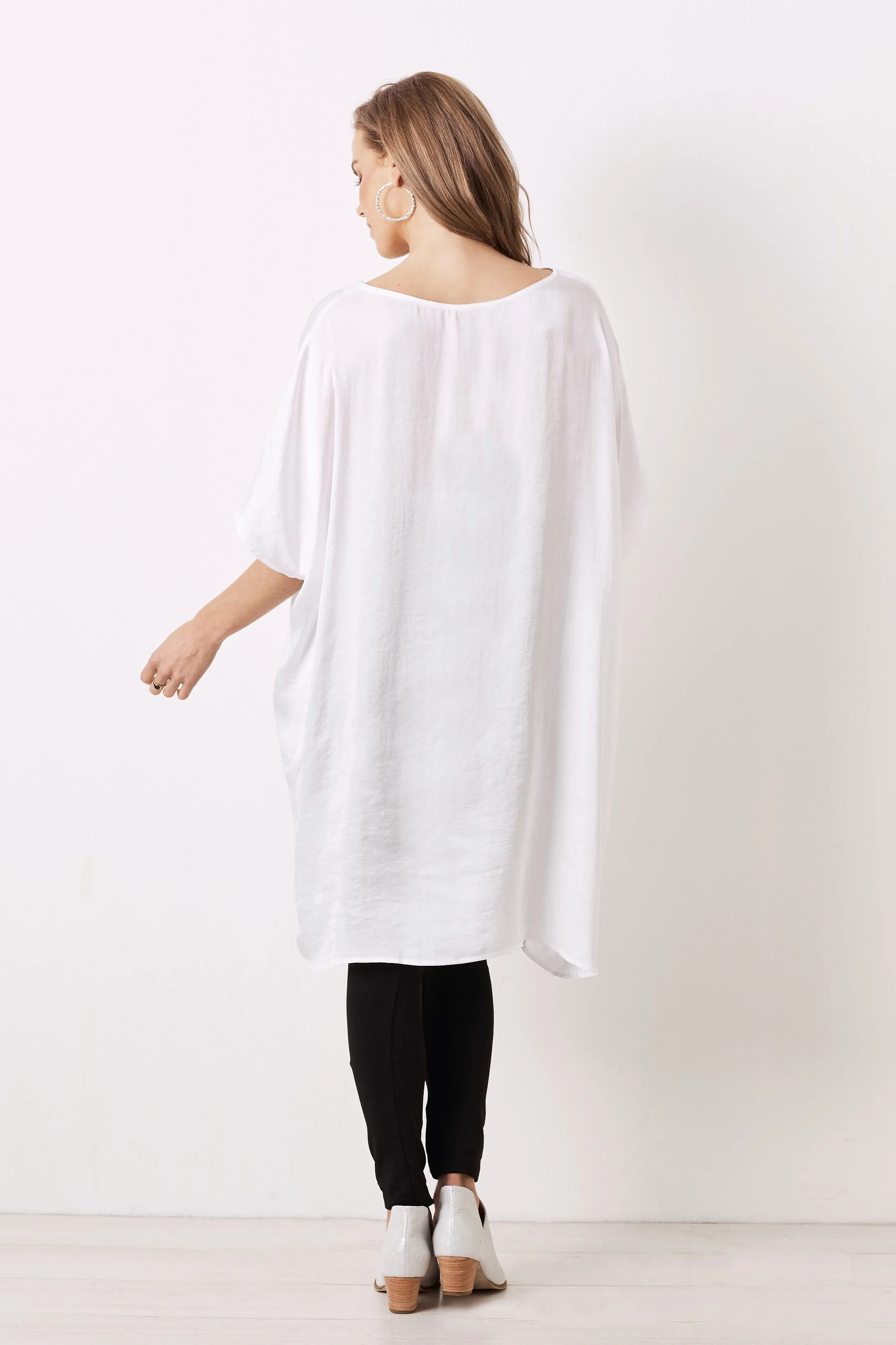 Nice Tunic White with V neck