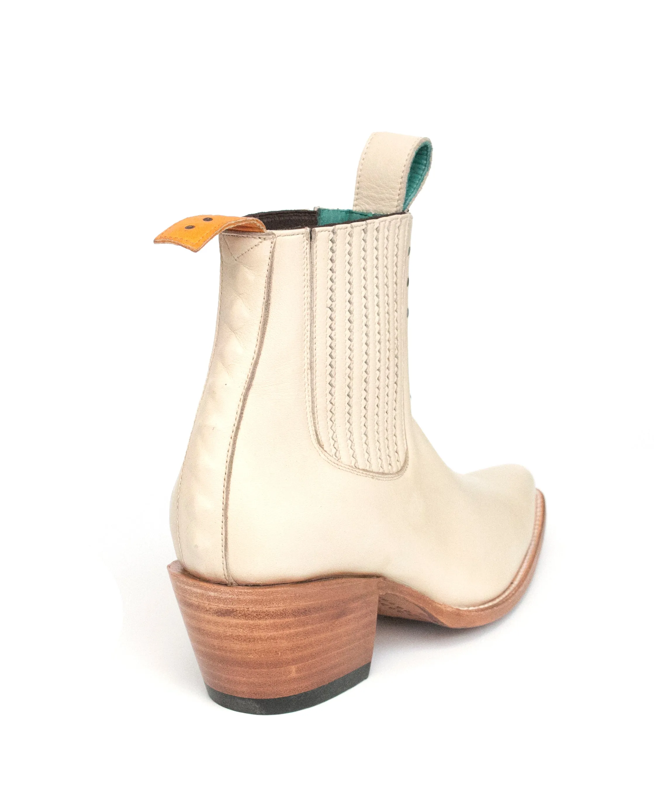 No.1001 FREEWAY chelsea boot - bone leather WOMEN