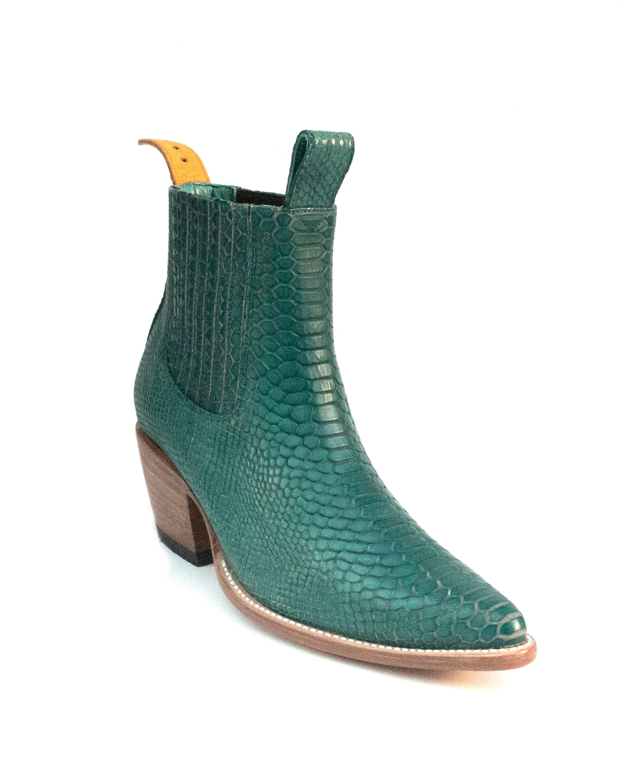 No.1001 FREEWAY chelsea boot teal twister MEN'S