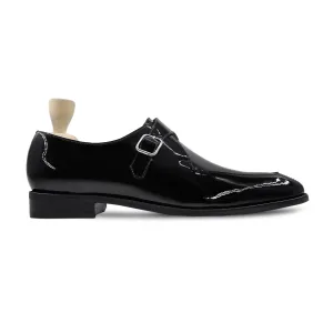 Pecos - Men's Black Patent Leather Single Monkstrap