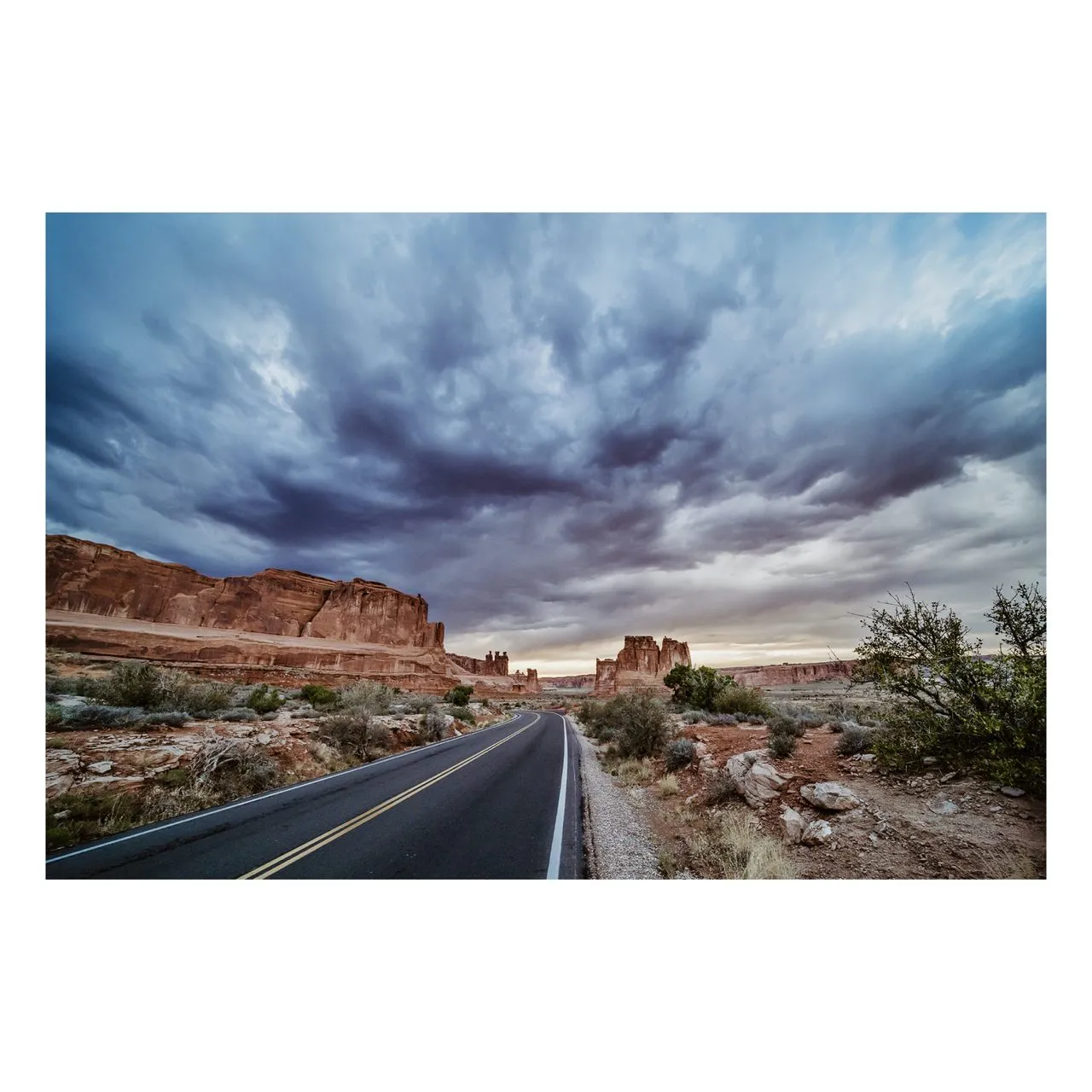 "The Road Through Arches" | Desert Photography Print