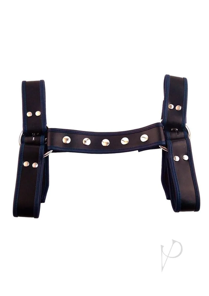 Rouge Halter Harness Blk/blu Xl