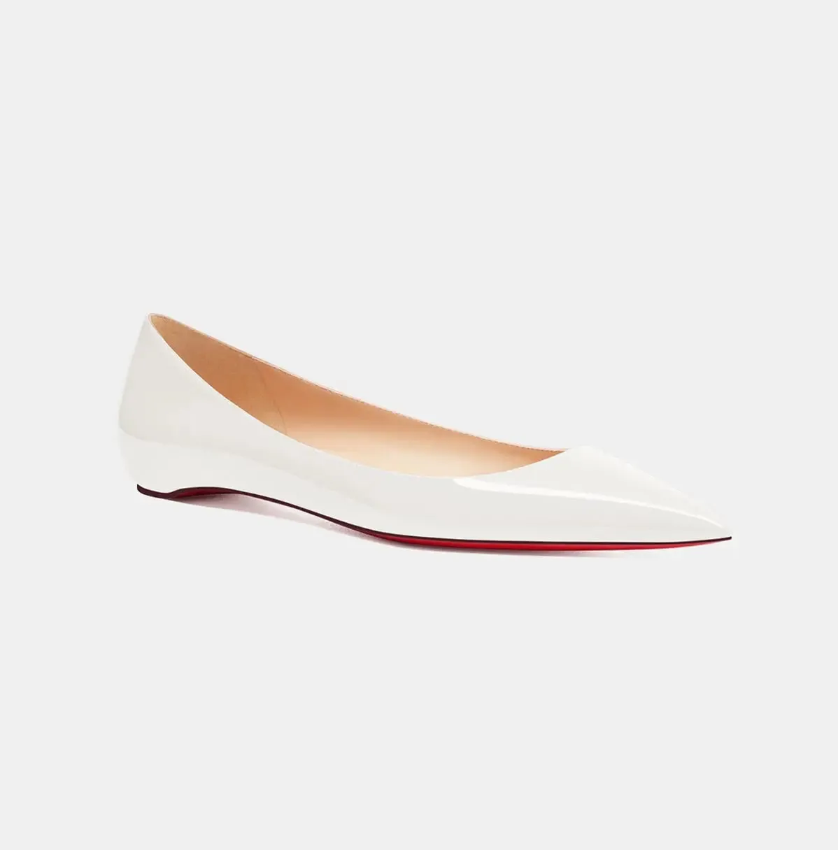 Sade Cream White Flat Pump