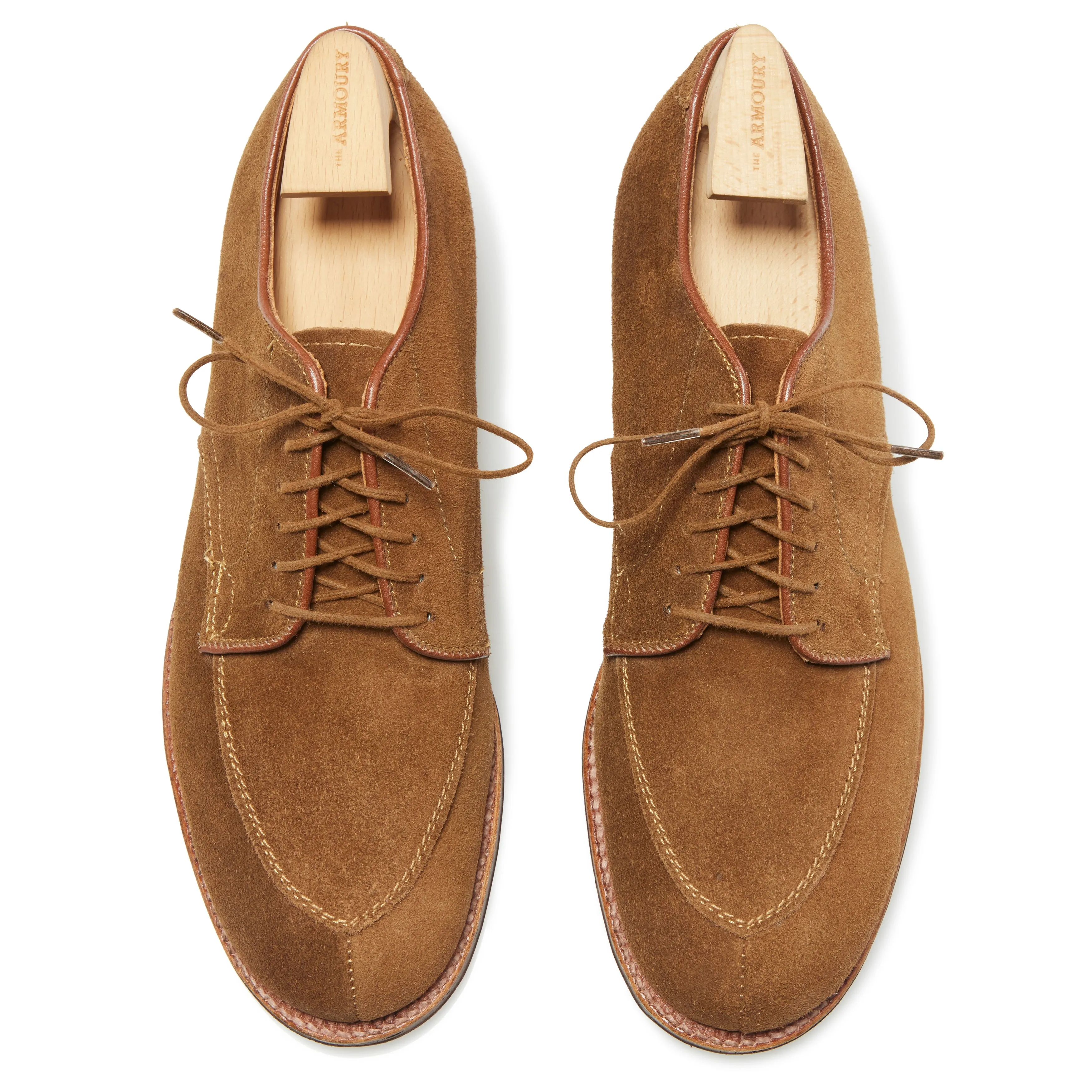 Suede Algonquin V-tip Blucher