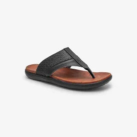 Toe Post Textured Mens Chappal