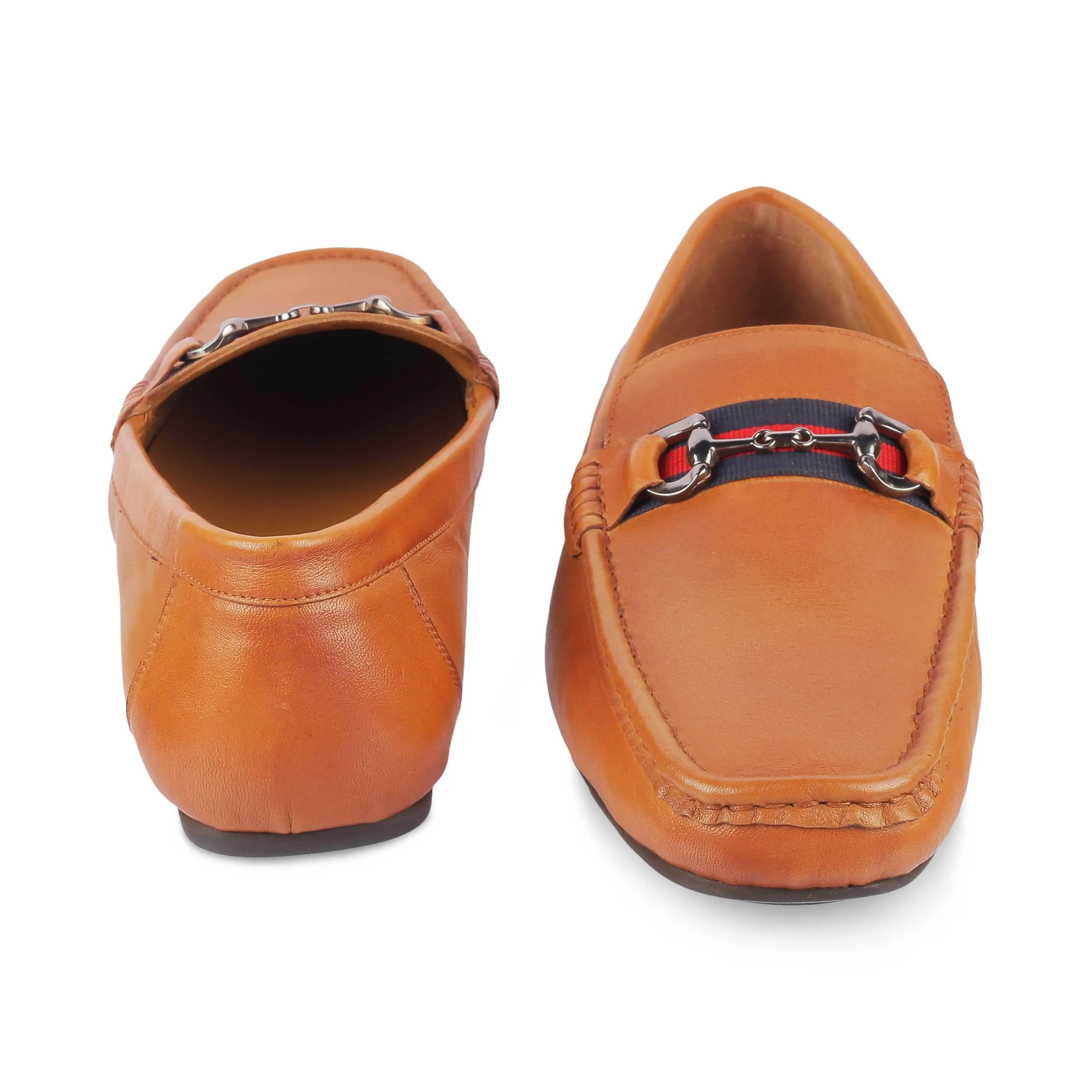 Tresmode Bilbao Tan Men's Leather Loafers