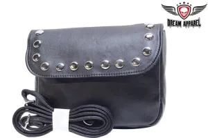 Women's PVC Bag with Studs