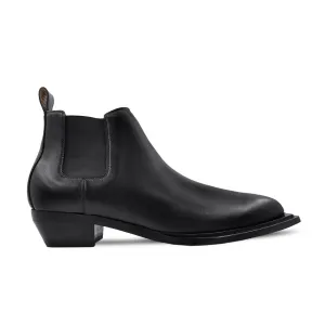 Zane - Men's Black Calf Leather Chelsea Boot